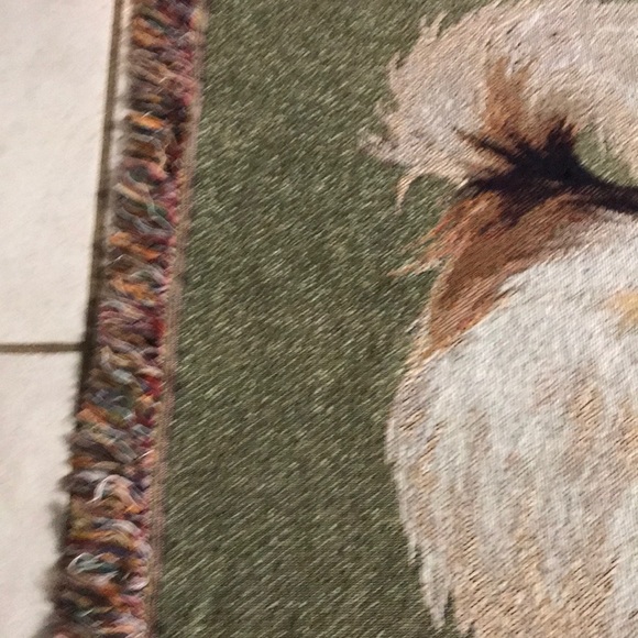 Linda Picken Papillon throw rug/Blanket  EUC - Picture 4 of 5